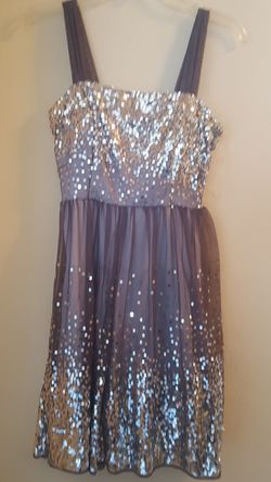 Silver and Grey Dress by Delia