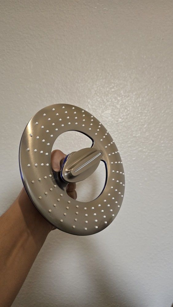 Dual Shower Head With Handle Included