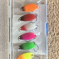 Fishing Lures- ( 6 ) Spoons 