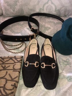 Black Loafers Black belt Calvin Klein