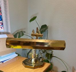 Vintage Brass Desk Lamp