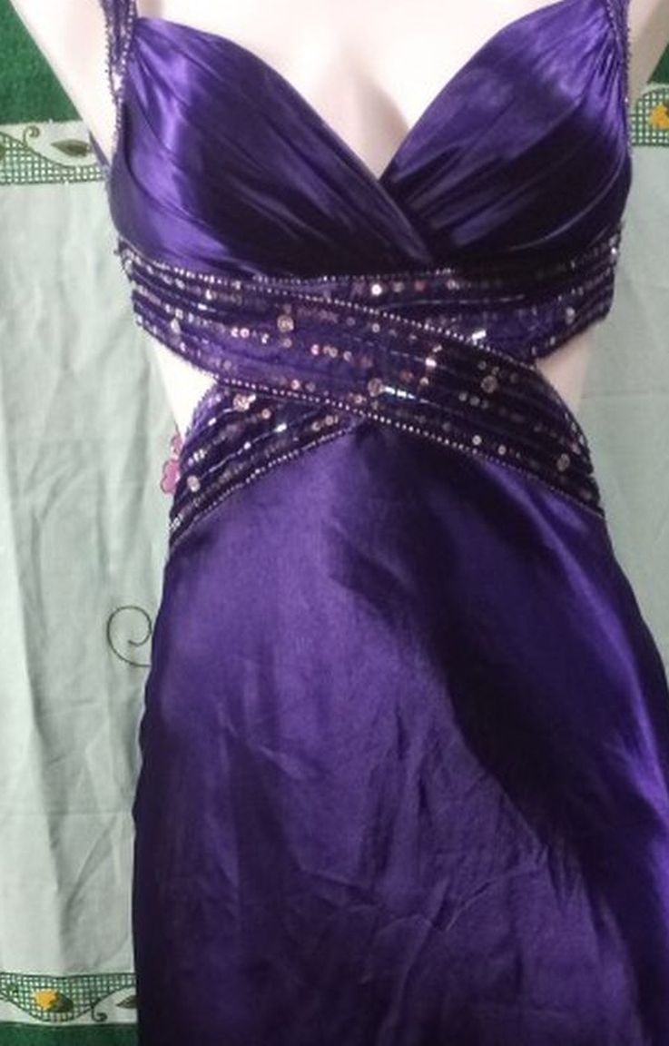 Purple Prom Dress Size 3/4