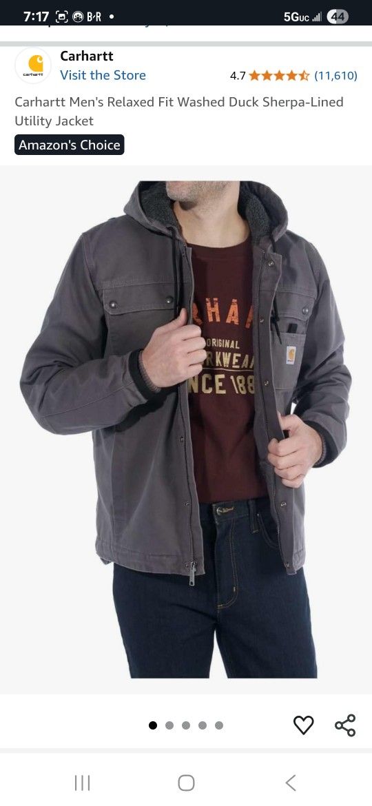 Carhartt heavy jacket