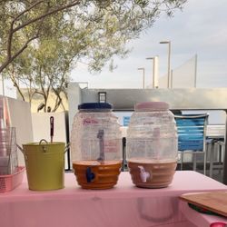 Two 3 Gallon Dispensers