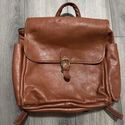 ASTON Leather Backpack Large Size