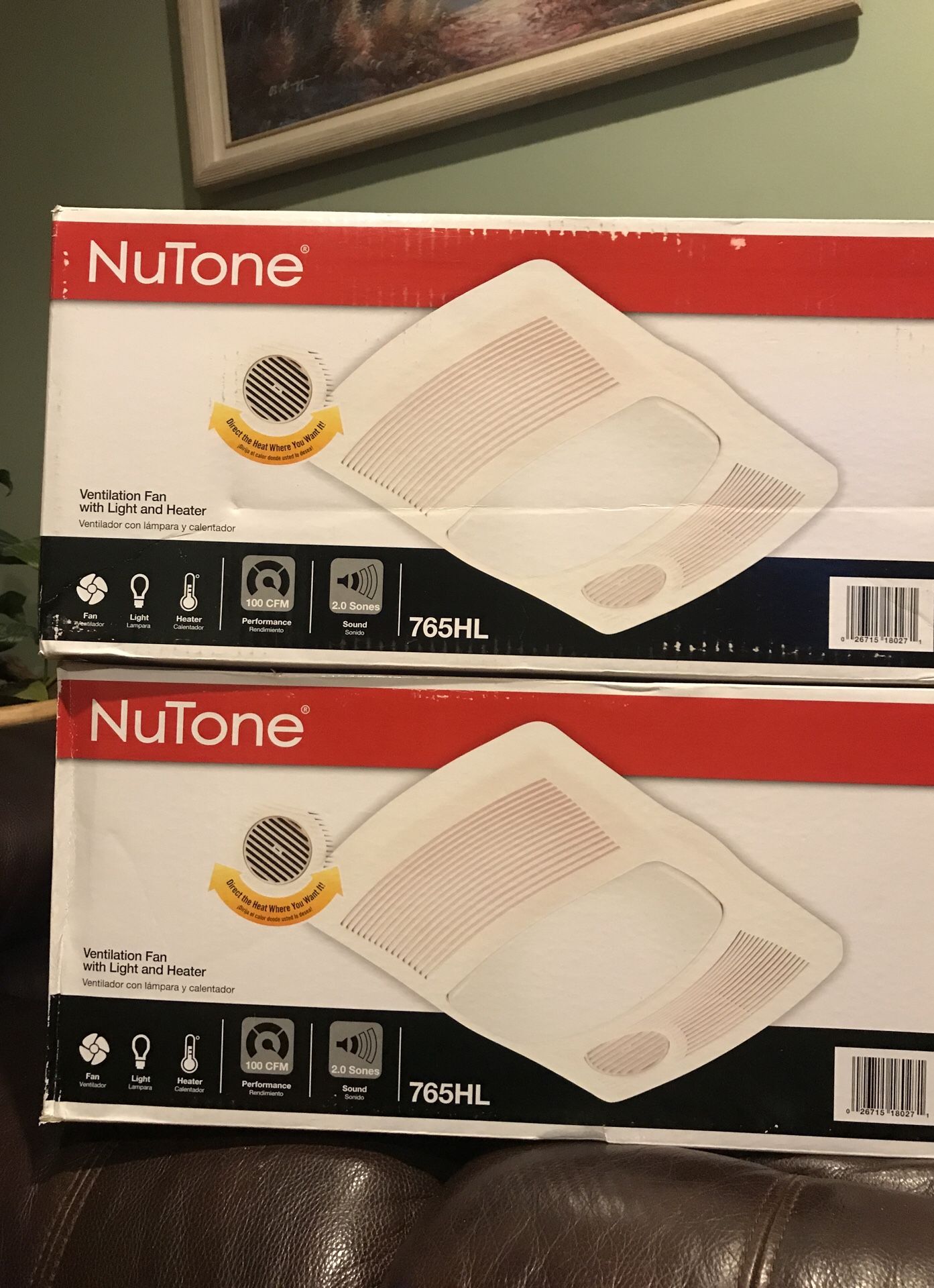 Nutone Ventilation Fan with Light and - Main Image