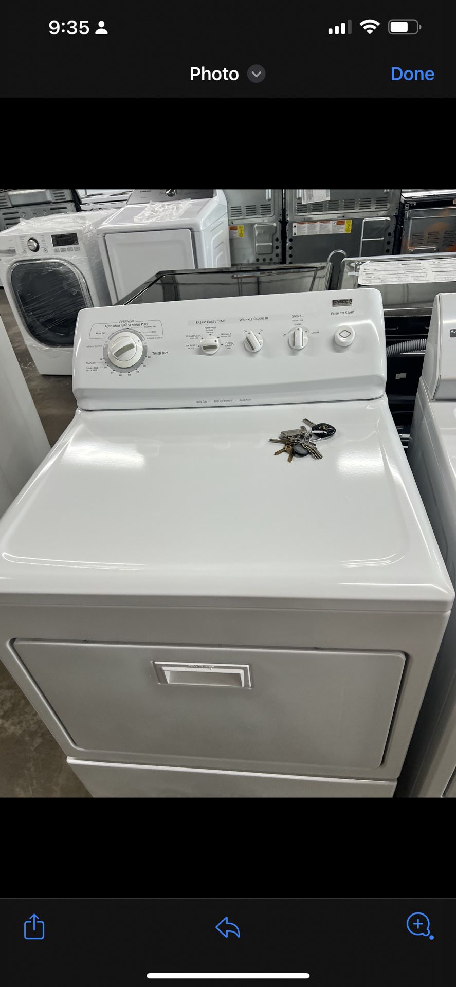 Electric Kenmore Dryer