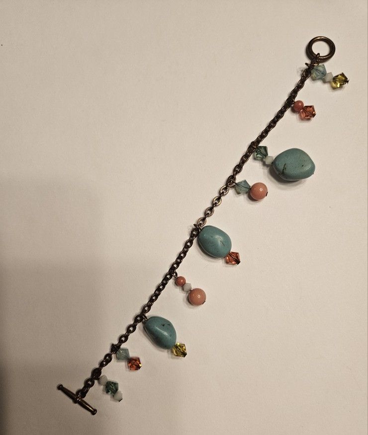 Turquoise Crystal Bracelet