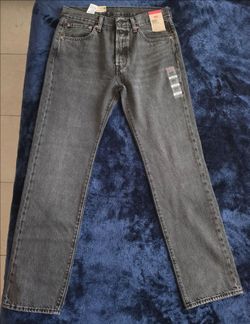 Levis 501 black washed jean
