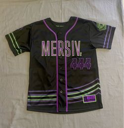 Mersiv "Pretty Dark Loud" 444 Limited Edition Embroidered Baseball Jersey