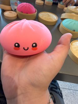 Light pink squishy dumpling