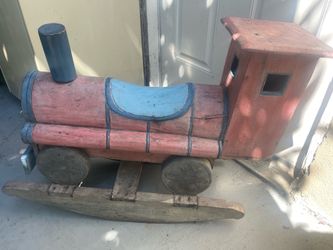 Vintage Rocking Train for Baby’s Kids