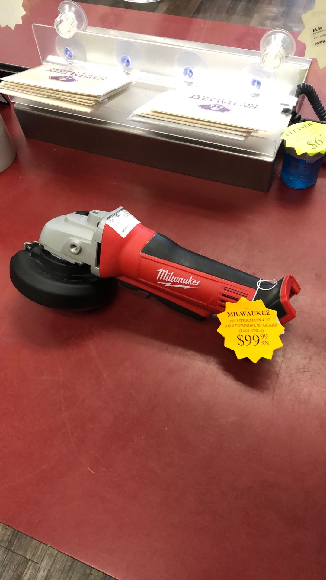96091 Milwaukee 2680-20 18v Lithium Ion 4-1/2” Cut-off Angle Grinder W/ Guard (Tool Only) 589157