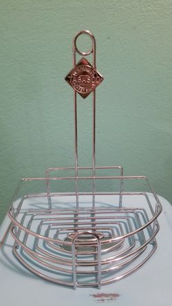 Tabasco Chrome Condiments Holder...8 inches wide..Can hold ketchup/Mustard/Hot Sauce..Great for outdoor bbqs