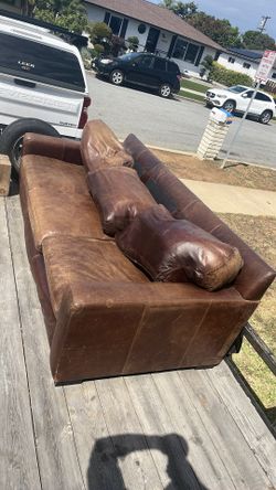 Leather couch