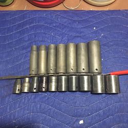 Snap On 1/2” Drive Impact Deep And Shallow Sockets 