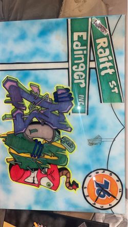 Street Names From Santa Ana with a 76 Clock point at 714