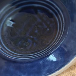 Fiesta Ware teapot, Cobalt Blue navy antique