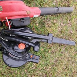 Three Leaf Blowers 
