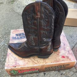 Men’s Laredo Cowboy Boots Size 10