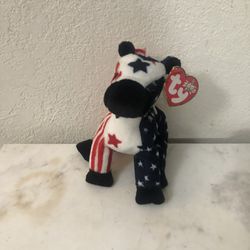 Ty Beanie Babie “Lefty ”  2000.  Brand New Size 7 inches Tall . Brand New With Tags 