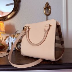 Burberry Handbag  (pink/ Brown) Medium Bag