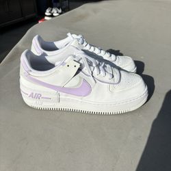 Nike Women’s Air Force 1 Shadow “White lilac Bloom” Size 11