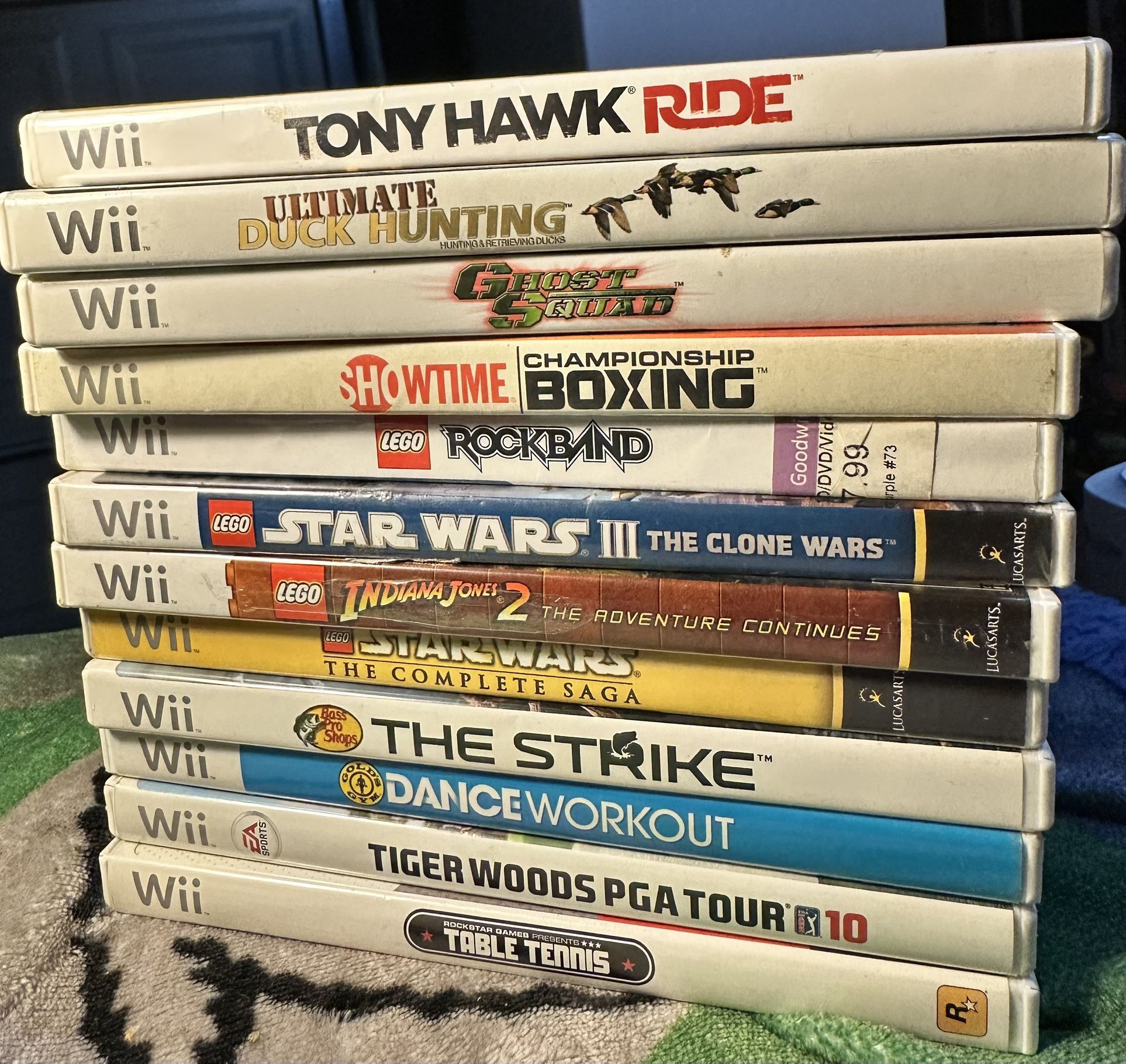 Nintendo Wii Games 12 Game Bundle 