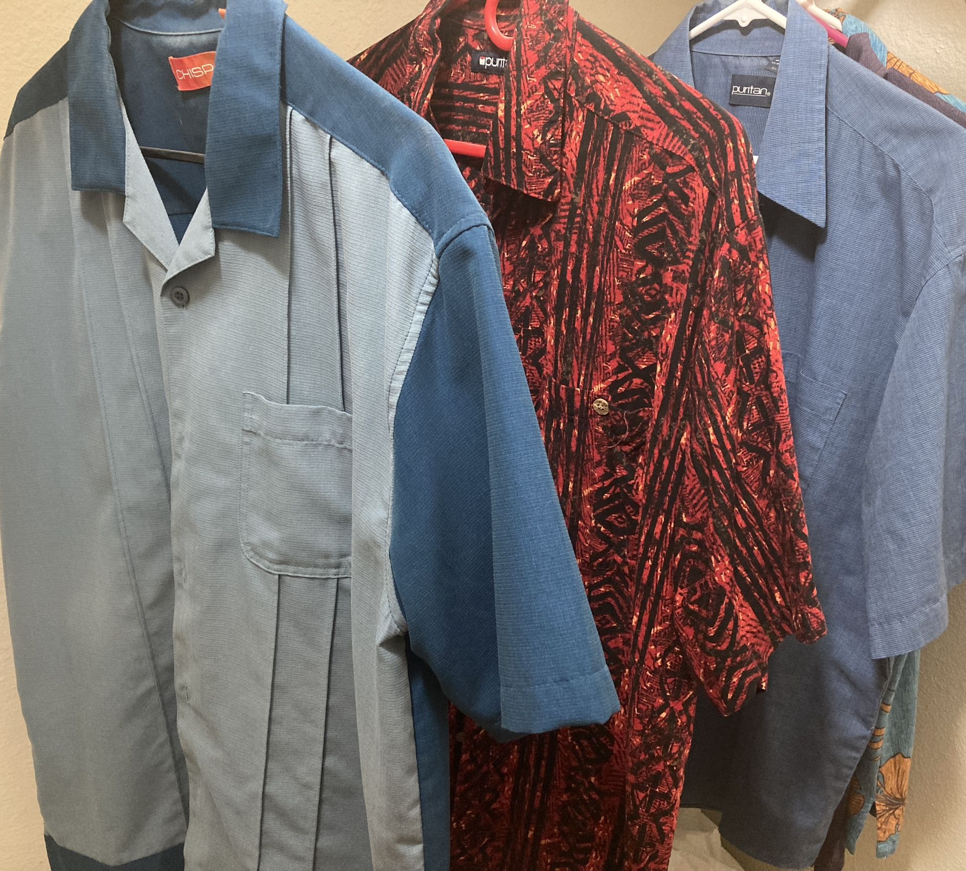 $3 Each (4 For $10) Mens Large Shirts T Button Golf Polo Variety