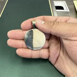 Picture Pendant Large Real Gold 