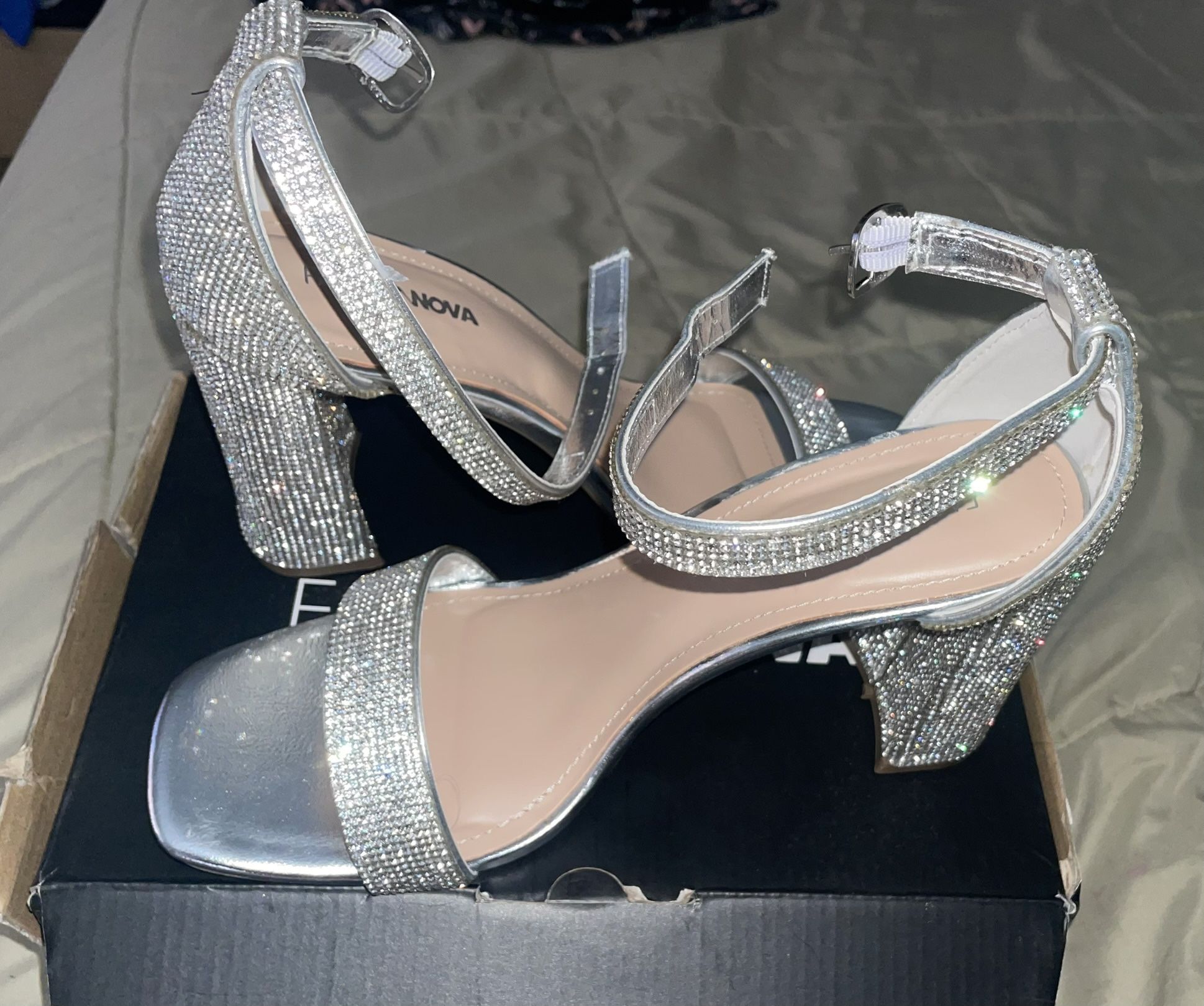 Rhinestone Heels