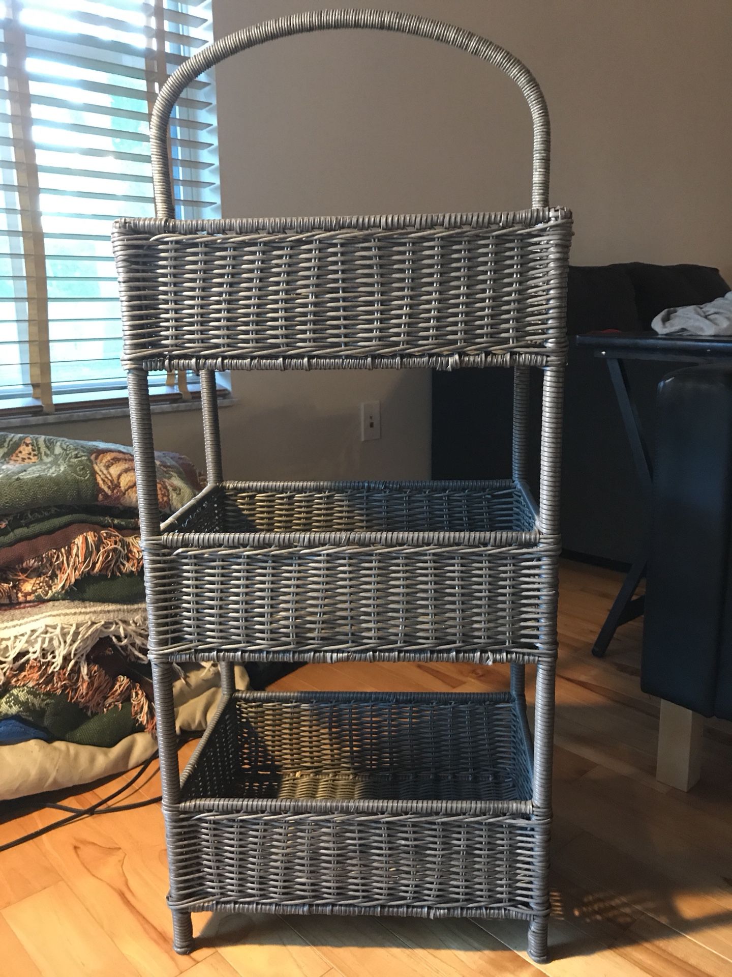 Wicker Basket three tier for sale from Pier one
