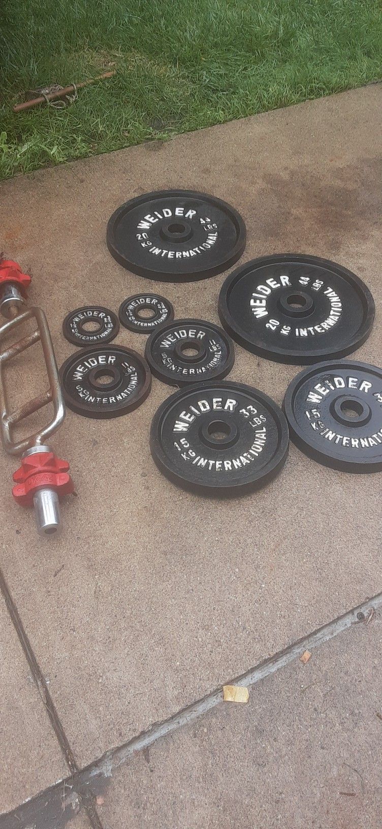 Vintage Weider Weight Set Complete