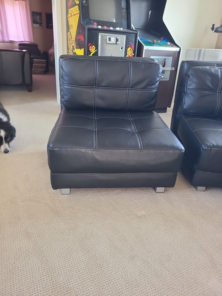 Convertible chair loungers