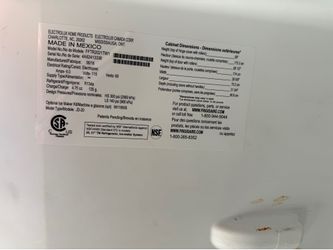 20 cubic ft. Frigidaire Refrigerator