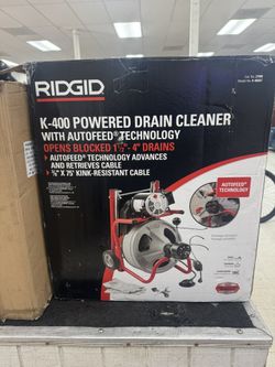 Ridgid K-400AF Rooter In Box 