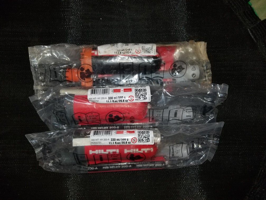 Hilti HIT-HY 70 Hybrid Adhesives