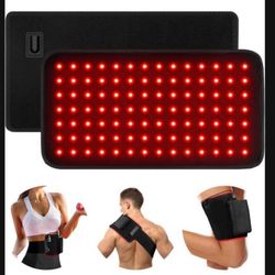 Red Light Therapy Belt, Infrared Light Therapy Device for Body, LED Flexible Wearable Wrap, with Timer for Back Shoulder Waist Muscle Pain Relief Weig