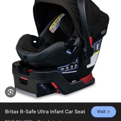 Car Seat- Britax B-safe Ultra Infant 
