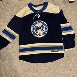 Men's Columbus Blue Jackets Fanatics Navy Alternate Premium Jersey