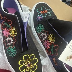Vans Womens Vans Old Skool - Womens Shoes Black/Multi Size 9
