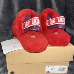 Fluff Yeah Ugg Slides - Size 6 Youth
