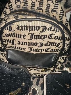 Juicy contour, backpack, and coin purse