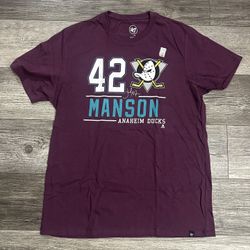 Men’s Anaheim Mighty Ducks Josh Manson Shirt L