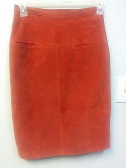 Red suede skirt (12)