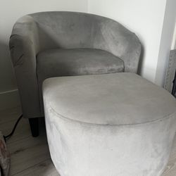 Chair and Ottoman