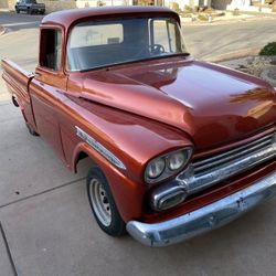 1959 CHEVROLET APACHE FLEETSIDE ... CHEVY APACHE,  CHEVY 3100 , CHEVY C 10, CHEVY 1959