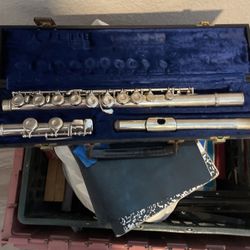 Flute And Music Stand 
