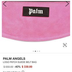 Palm Angels Belt bag 100%authentic