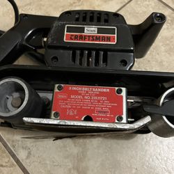 Sears Craftsman Belt Sander 3 Inch W Trade For Bicycle 